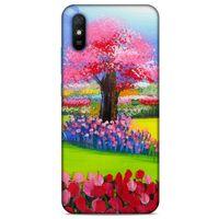 Xiaomi Redmi 9A Kılıf Japonya (40) Fit Silikon Kılıf Japonya Ağaçları