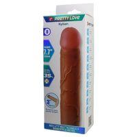 Kylian Gerçek Hissiyatlı Uzatıcı Penis Kılıfı Brown