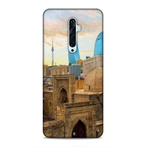 Oppo Reno 2z Uyumlu Kılıf Azarbaijan (11) Tam Koruma Ateş Kuleleri