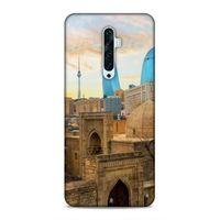 Oppo Reno 2z Uyumlu Kılıf Azarbaijan (11) Tam Koruma Ateş Kuleleri
