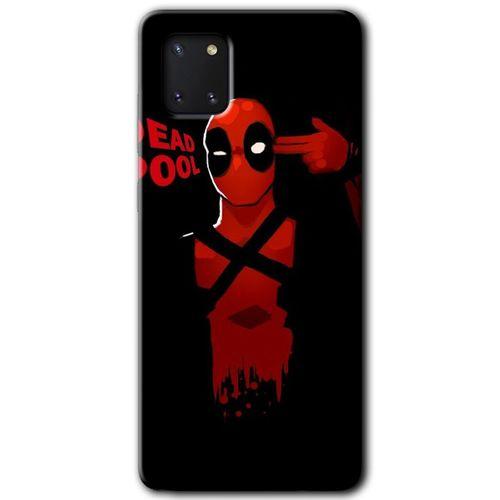 Samsung Galaxy A81 Kılıf Baskılı Kapak - DeadPool 4 +Tam Kaplayan Mat Seramik