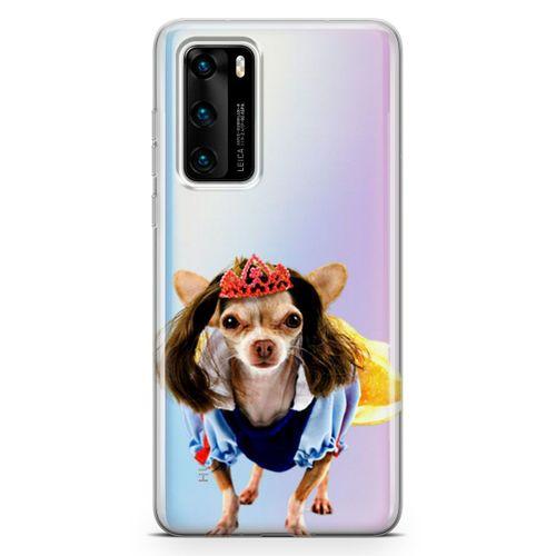 Huawei P40 Kılıf Chihuahua Arka Kapak Koruma Desenli Full Koruyucu