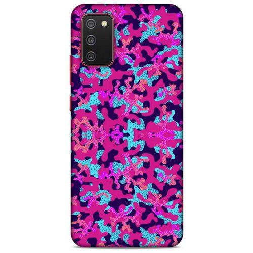 Samsung Galaxy A02s Uyumlu Kılıf Pembe Delisi (33) Hybrid Kılıf Kamuflaj