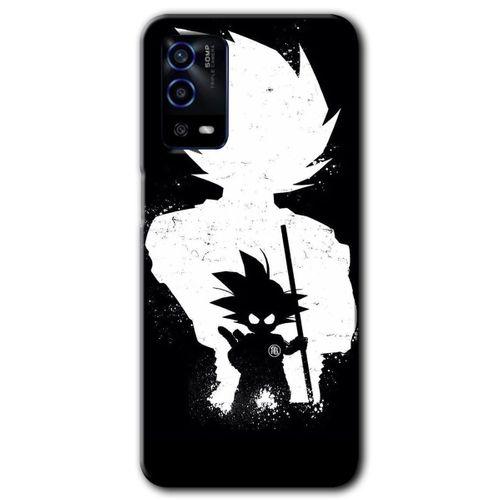 Oppo A55 Kılıf HD Desen Baskılı Arka Kapak - Anime + Kırılmaz Cam