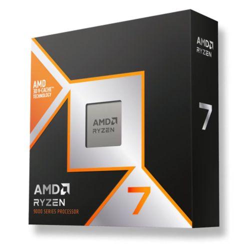 AMD RYZEN 7 9850X3D 8 Core, 4,70-5.60GHz, 104Mb Cache, 120W, AM5 Soket, BOX, (Dahili Grafik VAR, Fan YOK)