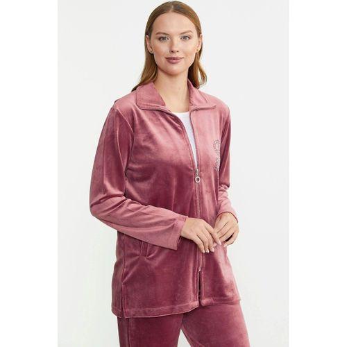 Sementa 76387 Fermuarlı Kadife Tunik Eşofman Takım