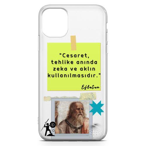 Apple iPhone 11 Pro Kılıf Caps Eflatun Arka Kapak Koruma Desenli Full Koruyucu