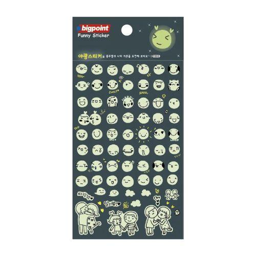 Bigpoint Sticker Beyaz Smile