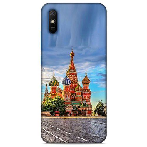 Xiaomi Redmi 9A Kılıf Dünya Mimarisi (22) Tam Koruma Kılıfı Aziz Vasil Rusya