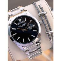 Tom Jones Bileklik Hediyeli Çelik Kordon 3 Atm Suya Dayanıklı 2 Yıl Garantili Erkek Kol Saati 10072.2