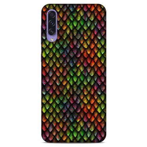Samsung Galaxy A50s Kılıf Dragons (6) Silikon Kılıf Ejderha Skin Çok Renkli