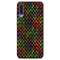 Samsung Galaxy A50s Kılıf Dragons (6) Silikon Kılıf Ejderha Skin Çok Renkli