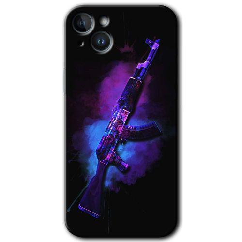 Potkal Hediye Fabrikası Potkal Hediye Fabrikası iPhone 14 Kılıf HD Desen Baskılı Arka Kapak - Temperli Cam - AK