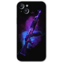 Potkal Hediye Fabrikası Potkal Hediye Fabrikası iPhone 14 Kılıf HD Desen Baskılı Arka Kapak - Temperli Cam - AK