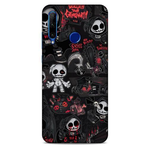 Huawei Y6P Uyumlu Kılıf Motorsiklet (30) Silicone Case İskelet