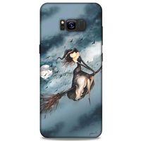 Y.Liva-2021 Özel Seri Cadılı Samsung Galaxy S8 Plus Kılıf Silikon Kapak