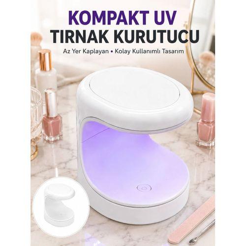 Seyehat Tipi Mini Oje Kurutucu Ultraviole Mor Işık Protez Tırnak Kurutucu Yeni Nesil