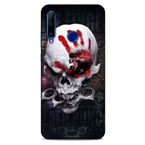 Huawei Y6P Uyumlu Kılıf Motorsiklet (27) Tasarımlı Kılıf Kurukafa
