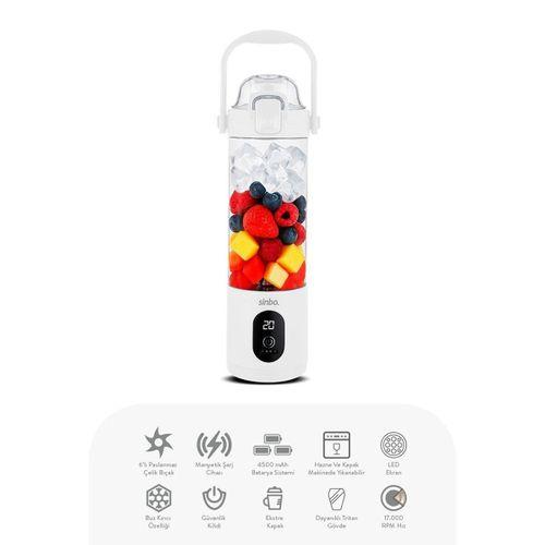 Şarjlı Taşınabilir Smoothie Blender 700 ml