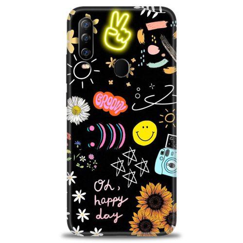 General Mobile GM 20 Pro Kılıf HD Baskılı Kılıf - Happy Day + Tam Ekran Koruyucu