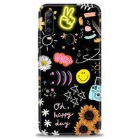 General Mobile GM 20 Pro Kılıf HD Baskılı Kılıf - Happy Day + Tam Ekran Koruyucu