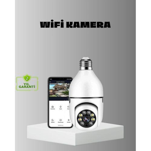 Akıllı Duy Kamera Gece Görüşlü Ve Hareket Algılama Sensörlü