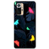 BeRa Aksesuar Xiaomi Redmi Note 10 Pro Kılıf Baskılı Kapak - Lighter Butterfly +Tam Kaplayan Mat Seramik