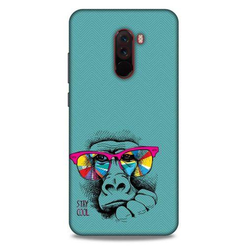 Animax Cool Maymun Xiaomi Pocophone F1 Kılıf Desenli Silikon