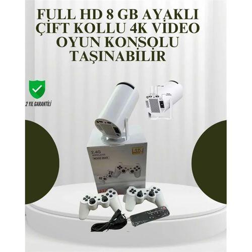 Portatif 4k Projeksiyon – 4.000 Uygulama, Kablosuz Yansıtma Ve Bluetooth 5.0