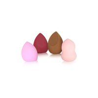 4 Lü Şişen Makyaj Süngeri Powder Puff Büyük Boy