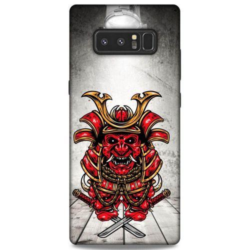 Lopard Samsung Galaxy Note 8 Uyumlu Kılıf Tattoo's (39) Liquid Crystal Kılıf Şeytan Dövmesi