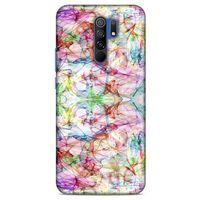 Xiaomi Redmi 9 Kılıf Pastel Renkler (12) Koruyucu Silikon Beyaz Mavi