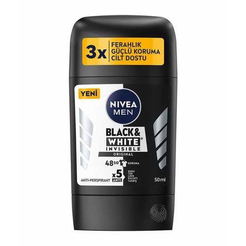 Nivea Men Black&White Invisible Deo Stick 50 Ml