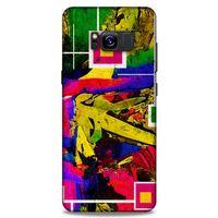 Lopard Samsung Galaxy S8 Uyumlu Kılıf Soyut Sanat (48) Desenli Bumper Kılıf
