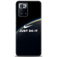 Xiaomi Poco X3 GT Kılıf HD Baskılı Kılıf - Nike Dünya + Tam Ekran Koruyucu