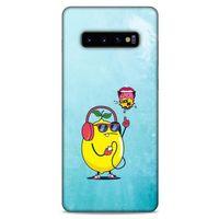 Frutix Limon 01 Samsung Galaxy S10 Plus Kılıf Desenli Silikon