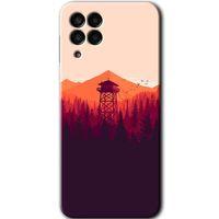 Samsung Galaxy M33 HD Baskılı Kılıf + 9D Tam Ekran Koruyucu - Gözlem Kulesi