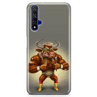 Honor View 20 Kılıf Derdi Olan Arka Kapak Koruma Desenli Full Koruyucu