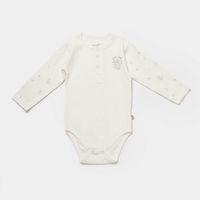 Bibaby Biorganic Koala Jungle Uzun Kol Bebek Body 56973 Gri