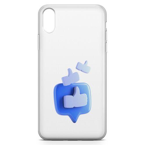 Apple iPhone XR Kılıf Face Beğen Arka Kapak Koruma Desenli Full Koruyucu