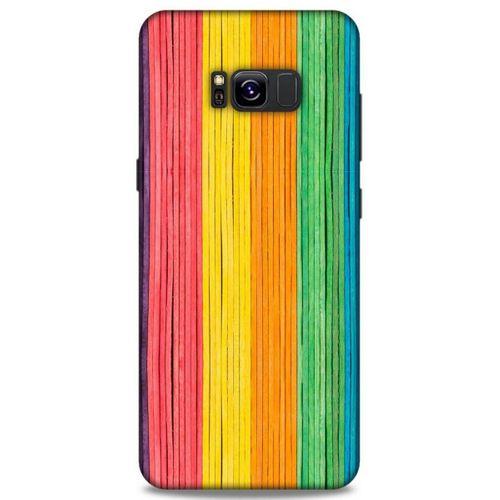 Lopard Samsung Galaxy S8 Plus Uyumlu Kılıf Wood'X (28) Arka Kapak Desenli