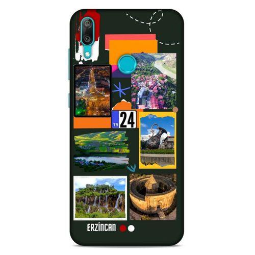 Lopard Huawei Y7 2019 Uyumlu Kılıf Şehirli ※ (24) Erzincan Darbe Emici Kılıf