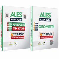 ALES Matematik TEK KİTAP ve Geometrinin Kara Kutusu Konu Ö D Çözümlü Çıkmış Soru Bankası Seti