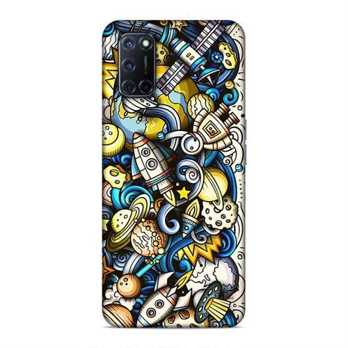 Oppo A72 Kılıf Uzay Yolu Arka Kapak Silikon Koruma Full Koruyucu