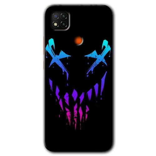 BeRa Aksesuar Xiaomi Redmi 9c Kılıf Baskılı Kapak - Çığlık +Tam Kaplayan Mat Seramik