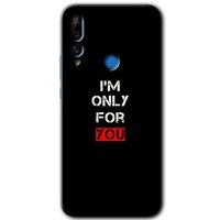 Huawei Y9 Prime 2019 Kılıf Baskılı Kapak - For You +Tam Ekran Koruyucu