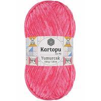 1 Adet Yumurcak Kadife El Örgü İpi Pembe K798