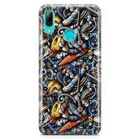 Huawei Y9 2019 Kılıf Kayak Malzemeleri Arka Kapak Koruma Desenli Full Koruyucu
