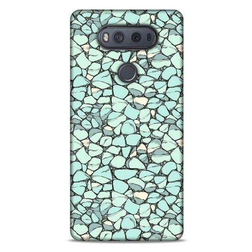 LG K61 Kılıf Baskılı Özel Seri Taşlı (21) Koruyucu Kapak