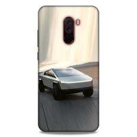 Lopard Xiaomi Pocophone F1 Uyumlu Kılıf PickUpX (17) Tasarım Kılıf Gümüş Gri